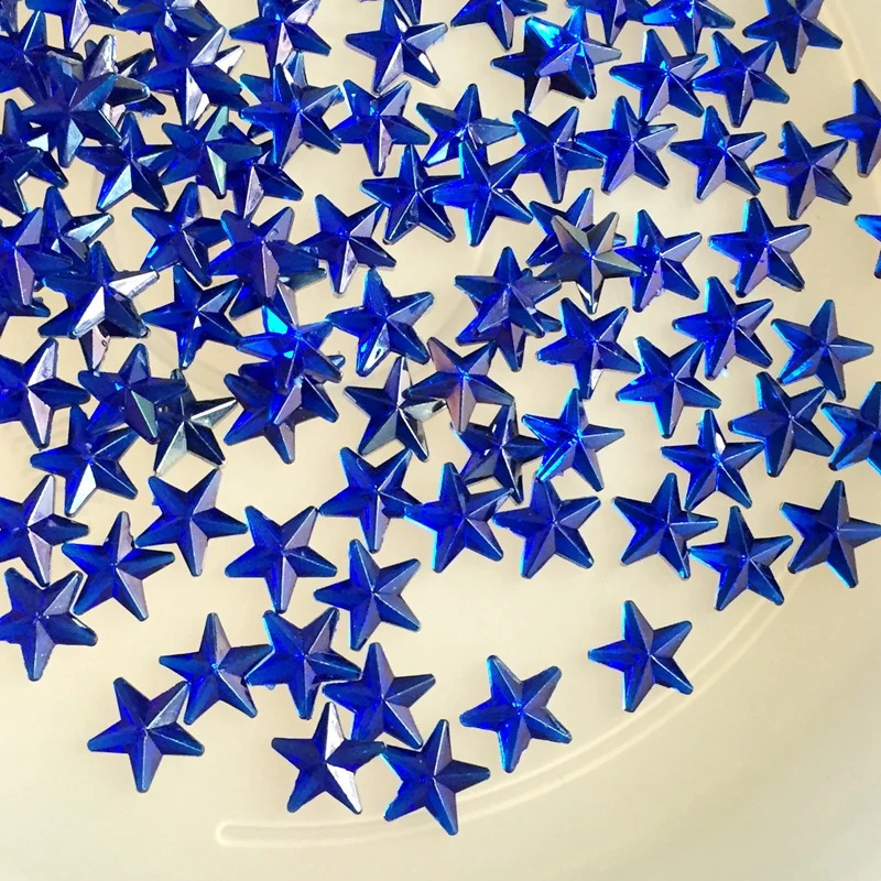 Wholesale 2000pcs 10mm Crystal Star Rhinestone Flatback Stones Applique Non fix Strass For Clothes Art of Nail 250528