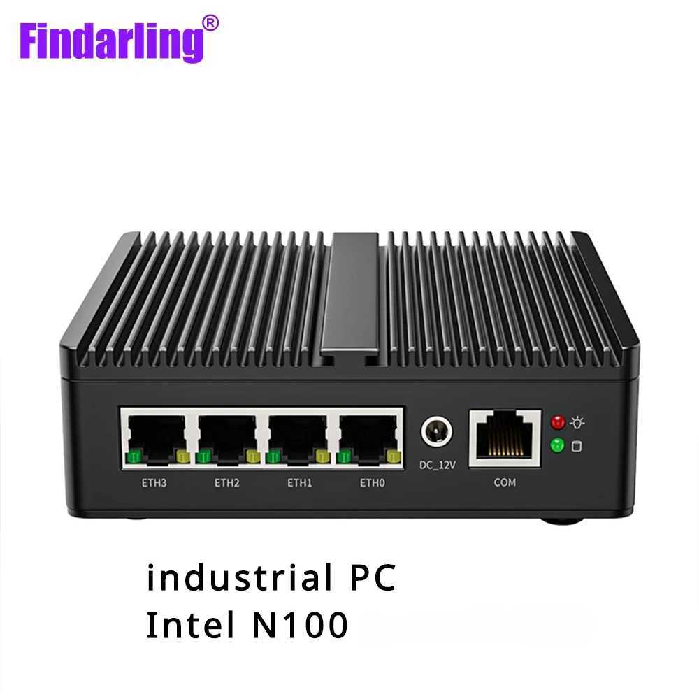 Industrial Mini PC Intel N100/N150 Soft Router 4xIntel i226V 2.5G LAN DDR5 NVME SSD pfSense Firewall Appliance ESXI AES-NI X250602