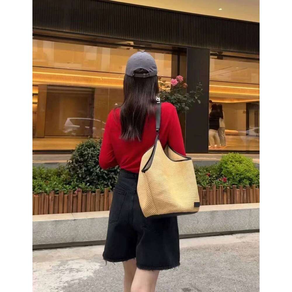 2024 Summer New Straw Large Capacity Tote Bag