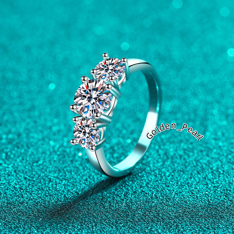 Luxury 10ct Moissanite Engagement Ring for Women 925 Sterling Silver 1ct Diamond Wedding Rings Gra Certified Moissanite Jewelry