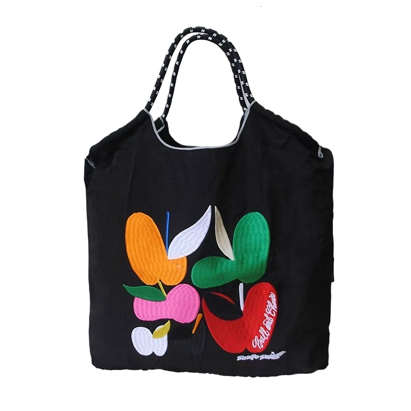 designer Ins Style Japanese Niche Tote Bag for Women New Large Capacity Nylon Handbag for Class Commuting Shopping Bag