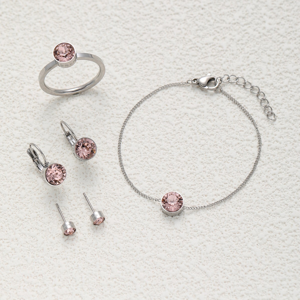 Heart of the Ocean for Women Pure Jewelry Light High-end Couple Elegant Versatile Crystal Bracelet