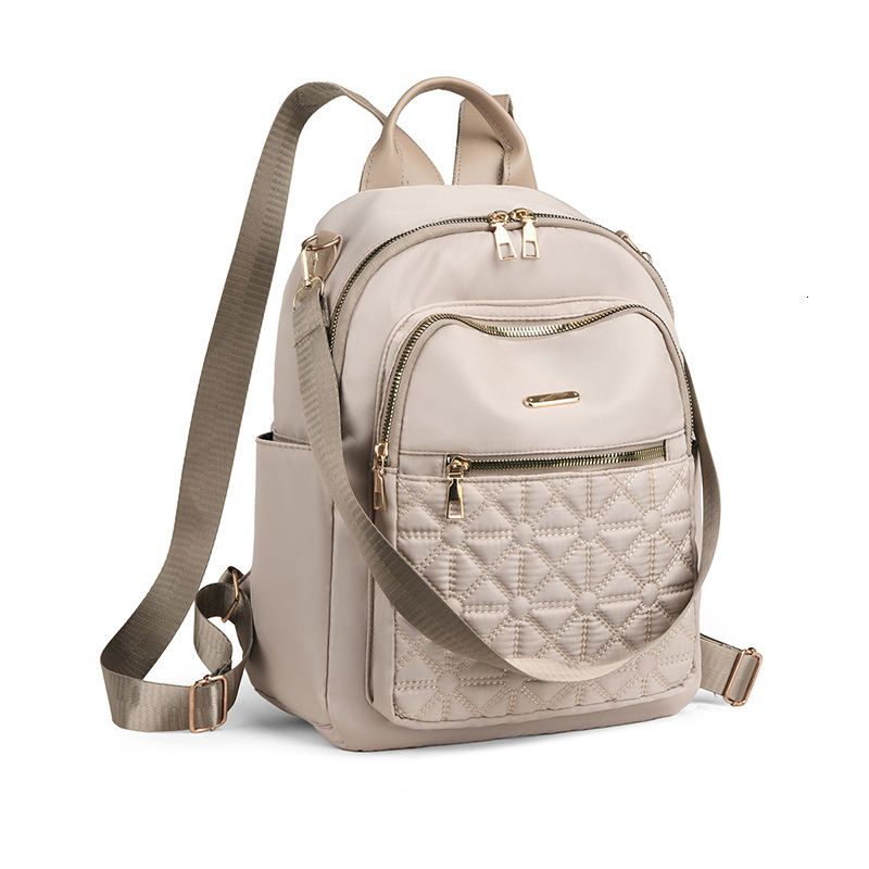 Free Shipping Designer Bag New Foreign Outdoors Trade Women's Backpack Lightweight Travel Small Backpack Large Capacity Quilted Stitching Multi-u