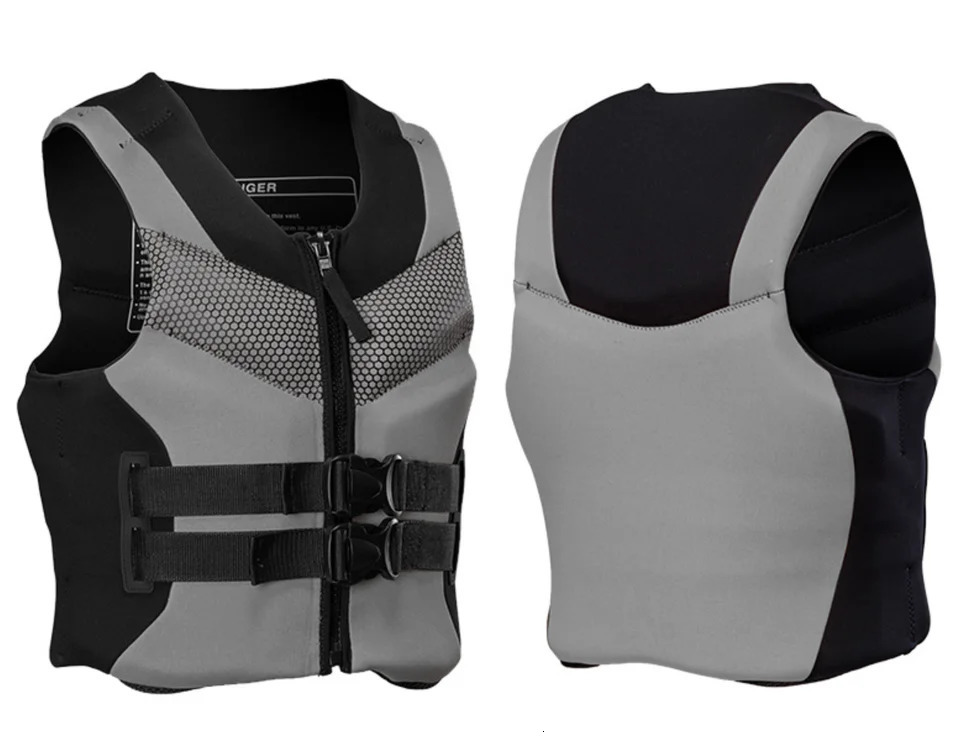 Professionl Buoyancy Life Jacket Vest With Material Neoprene for Men Women Surfing Motorboat Fishing 250530