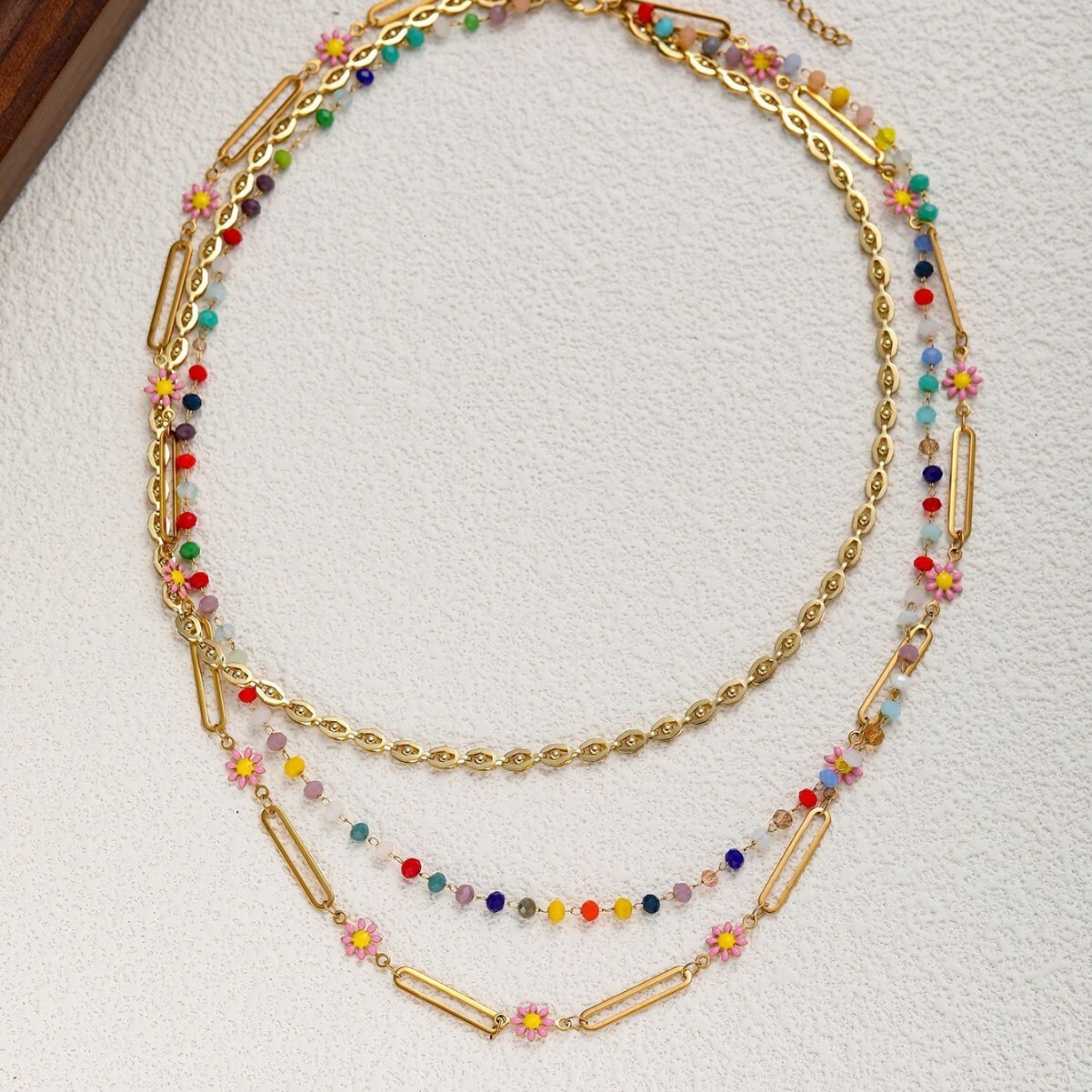 Imitation Tourmaline Bracelet with ite, Water Red Agate, Pearl and Other Accessories Necklace