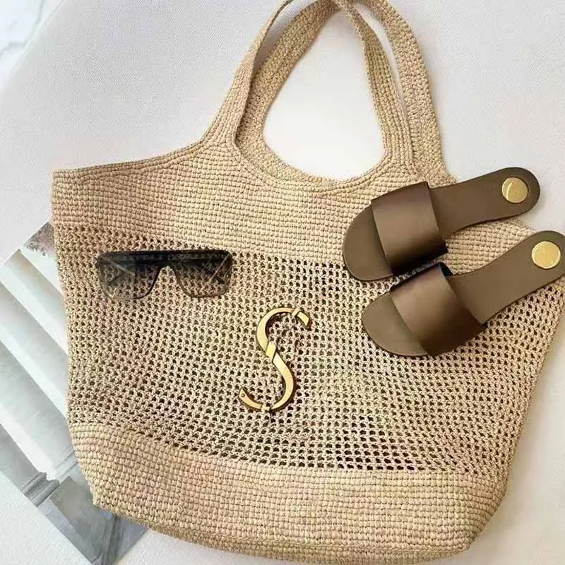 Beach Bag Designer bag tote Icera Maxi large Straw crochet purse summer Fashion shoulder bag Raffias cardholders Bags Luxury Handbags women shipping Bag Quality