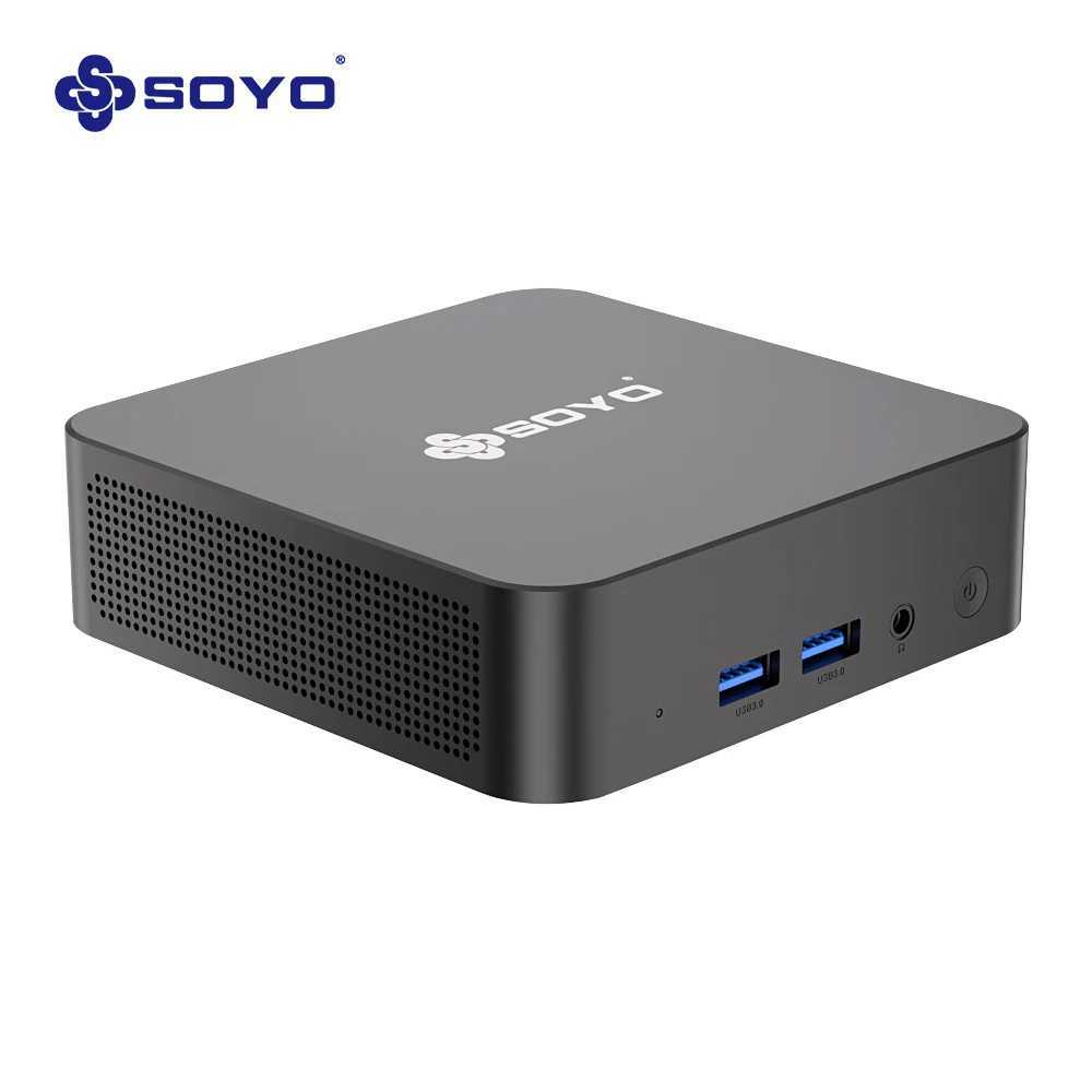 SOYO M4 Pro Mini PC Intel Alder Lake N150 CPU Windows 11 Pro Mini Gaming Computer 16GB DDR4 RAM 512GB SSD USB3.2 WiFi6 BT5.2 X250602