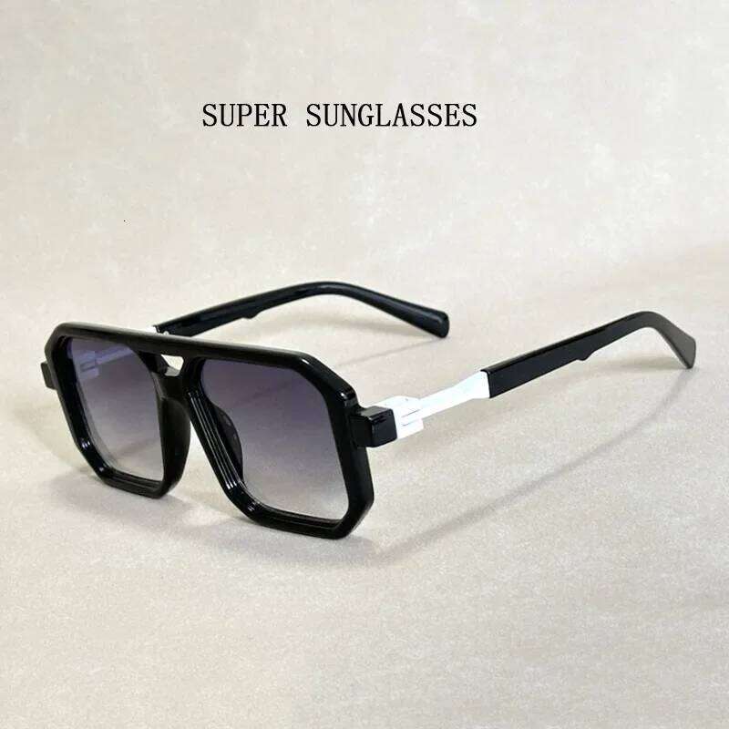 2024 Square For Men Vintage Fashion Glasses Sunglasses Women Trendy Dropshipping Shades Gafas De Sol Hombre Lunette designer bag