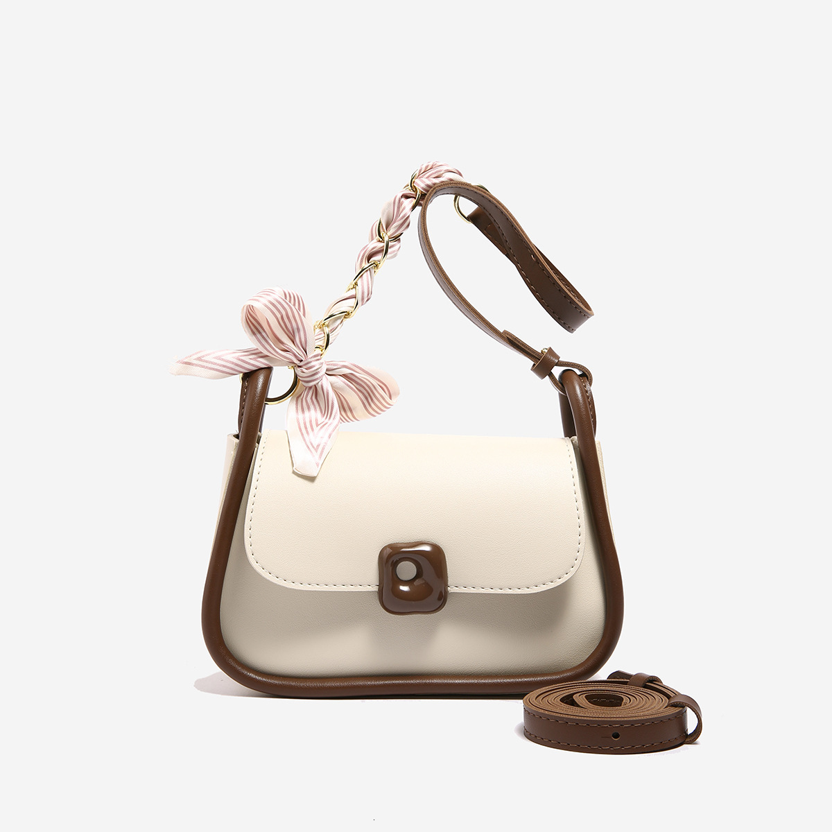 designer Cross-border Hot-Selling Small Bag for Women 2025 New Fashionable Stylish Versatile Crossbody Bag Single Shoulder Small Square Bag One-Piece 