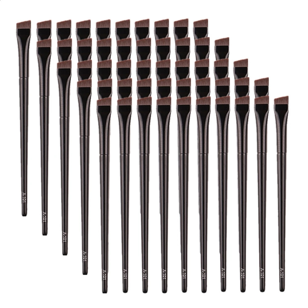 5/10/20/50 Pcs Brow Contour Makeup Brushes Eyebrow Eyeliner Brush Professional Super Thin Angled Liner Eye Brush Make Up Tools 250528