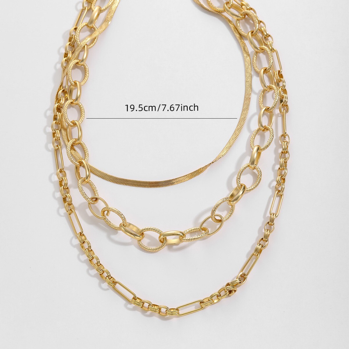 New Necklace for Women Layered Personality Trendy Cool Collarbone Chain Choker