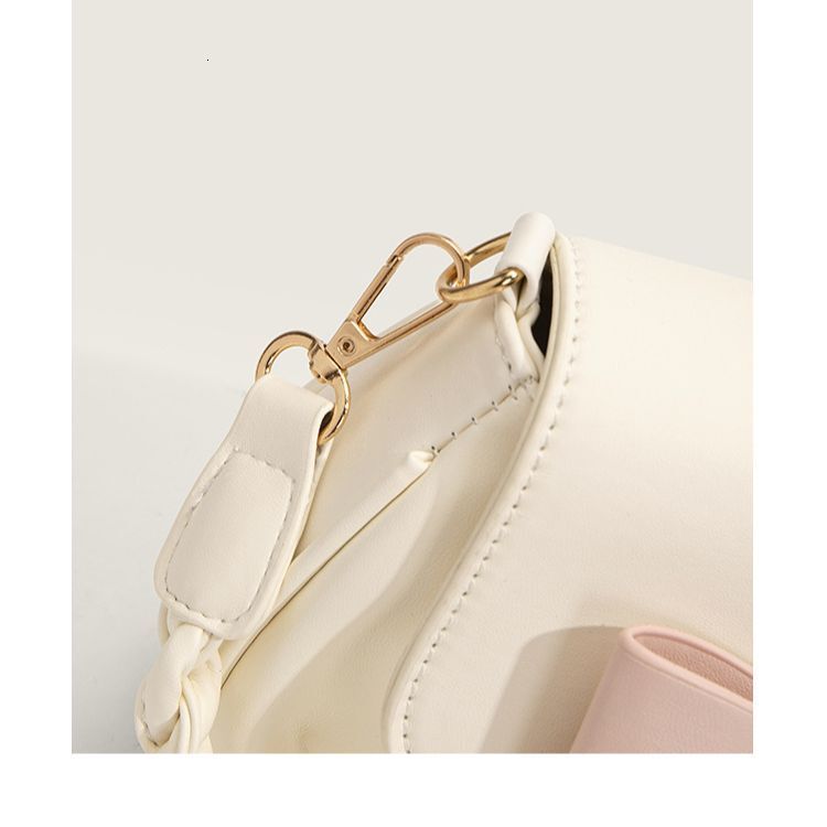 designer 2025 Summer Niche Bowknot Bag for Female Students Versatile Shoulder Crossbody Bag Small Bag Summer Small Square Bag Underarm Bag