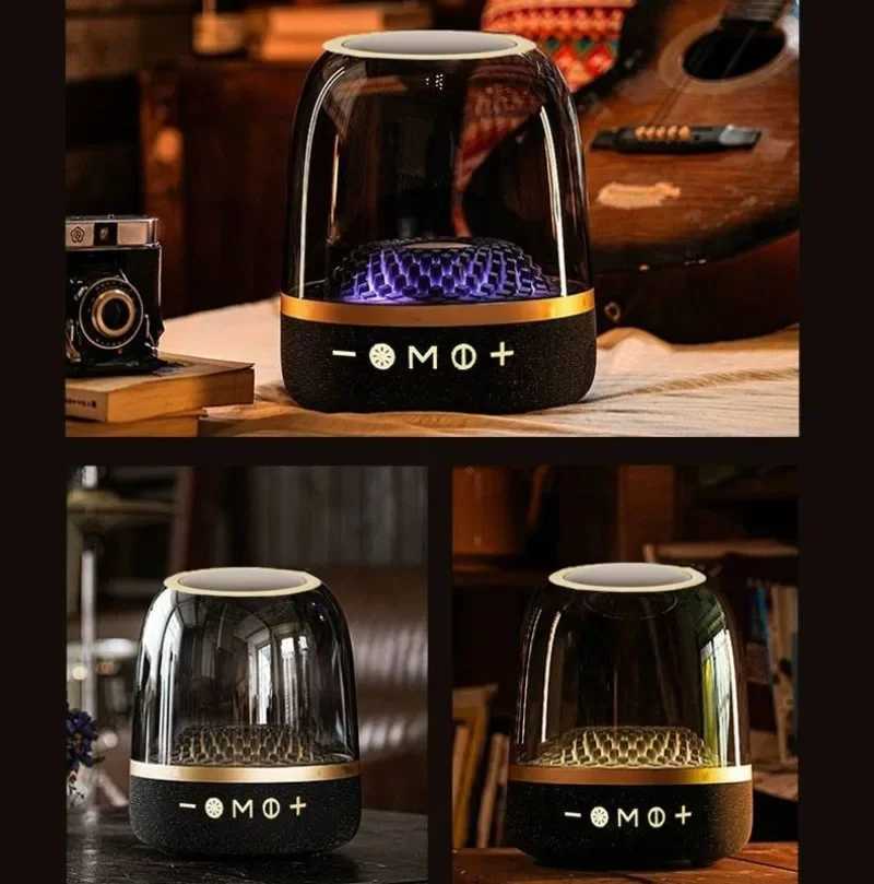 LP90 wireless portable subwoofer TWS stereo wireless desktop computer speaker 7D surround sound quality with breathing light T250602