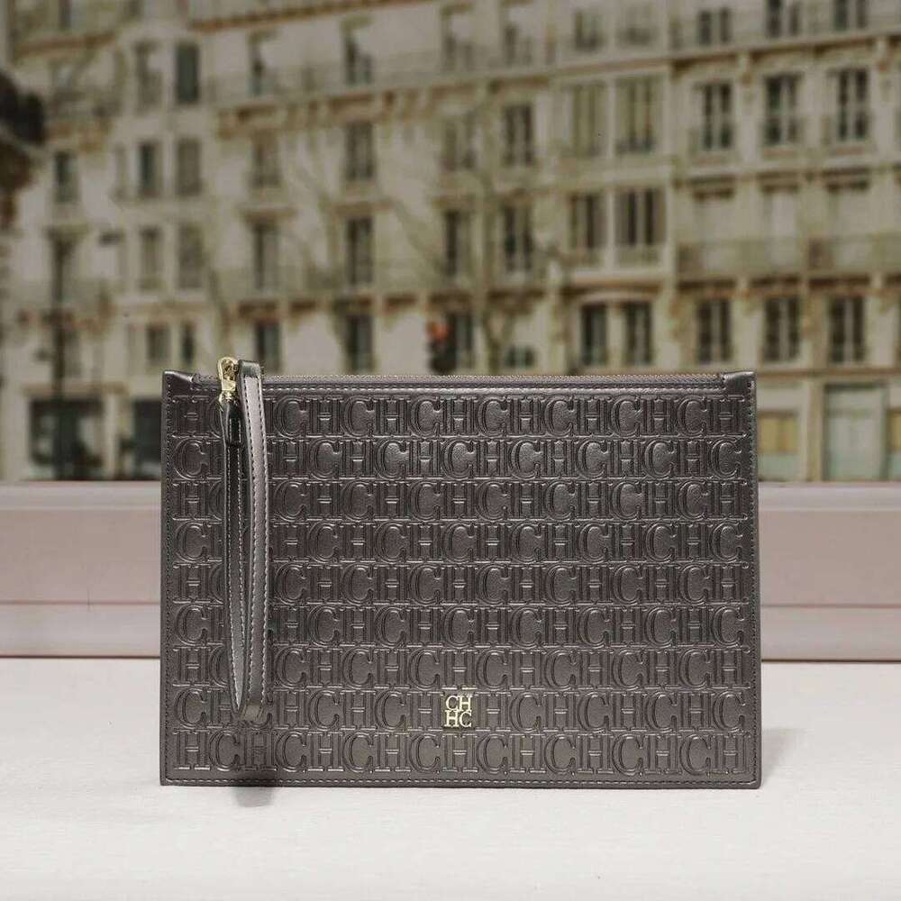 CH Classic, High Quality Letter Print, Elegant Multi-Functional Temperament Clutch, High-End Designer Lady Small Square Bag