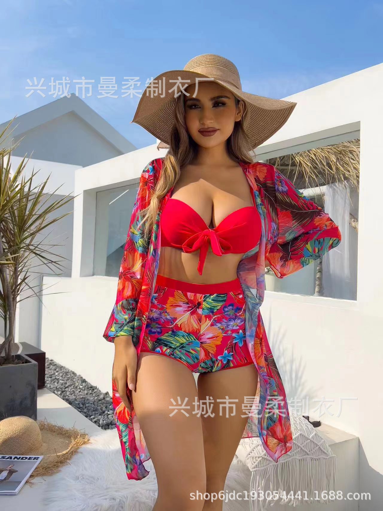 Outdoor Summer Beach Sexy Womenfree Shipping 2025 New Designer Shoes 2025 New Sexy Three Piece Cover Up Bikini Women's Swimsuit