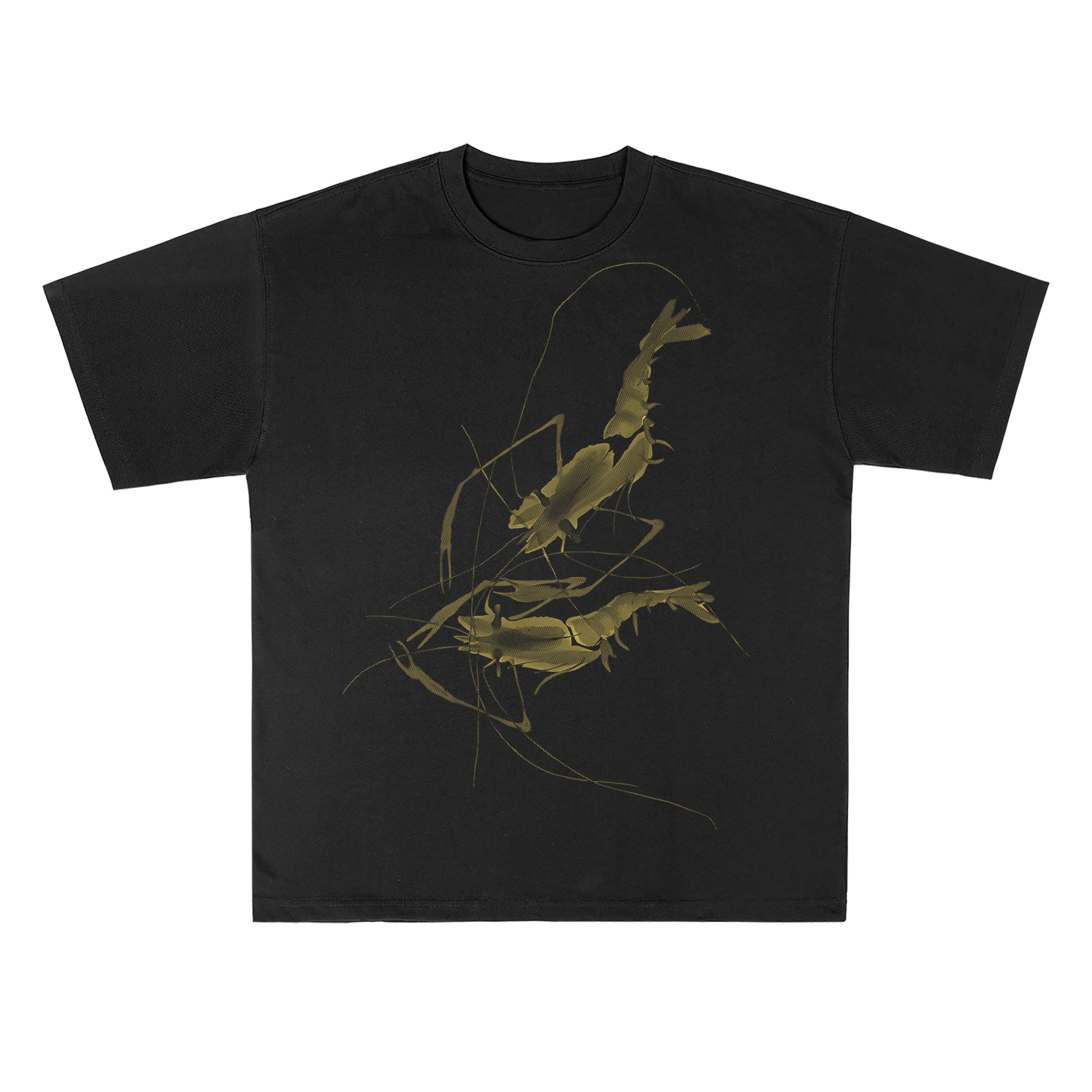 T-shirt men's top designer cotton T-shirt golden shrimp short sleeved clothing high-quality fashionable T-shirt