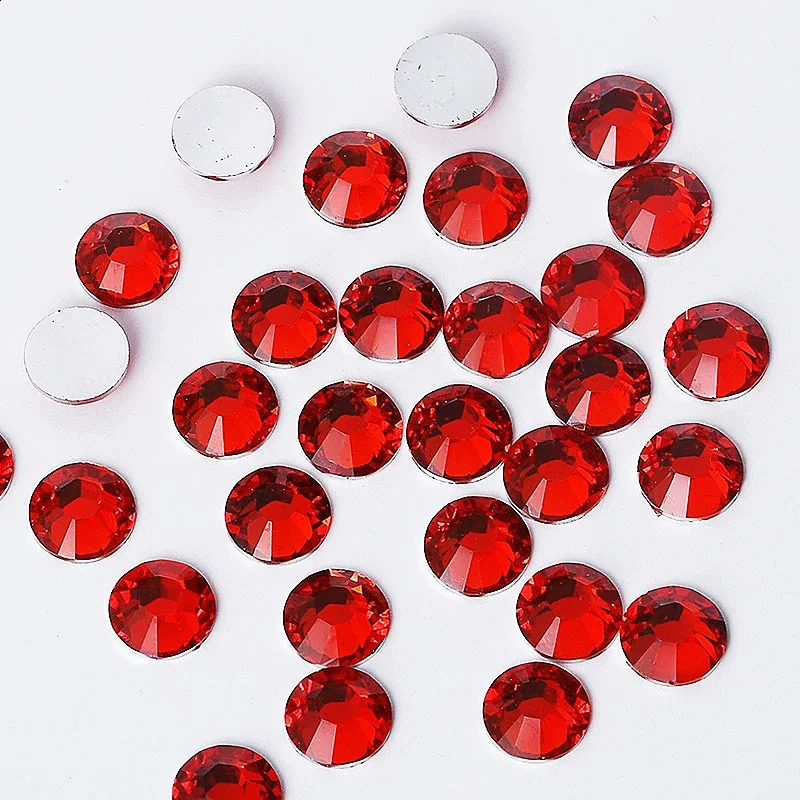 3/4/5/6MM A03 Pink Resin Foiled Transparent Rhinestones Flat Back Non Fix DIY Glitters Accessories For Phone Case Nails 500g 250528