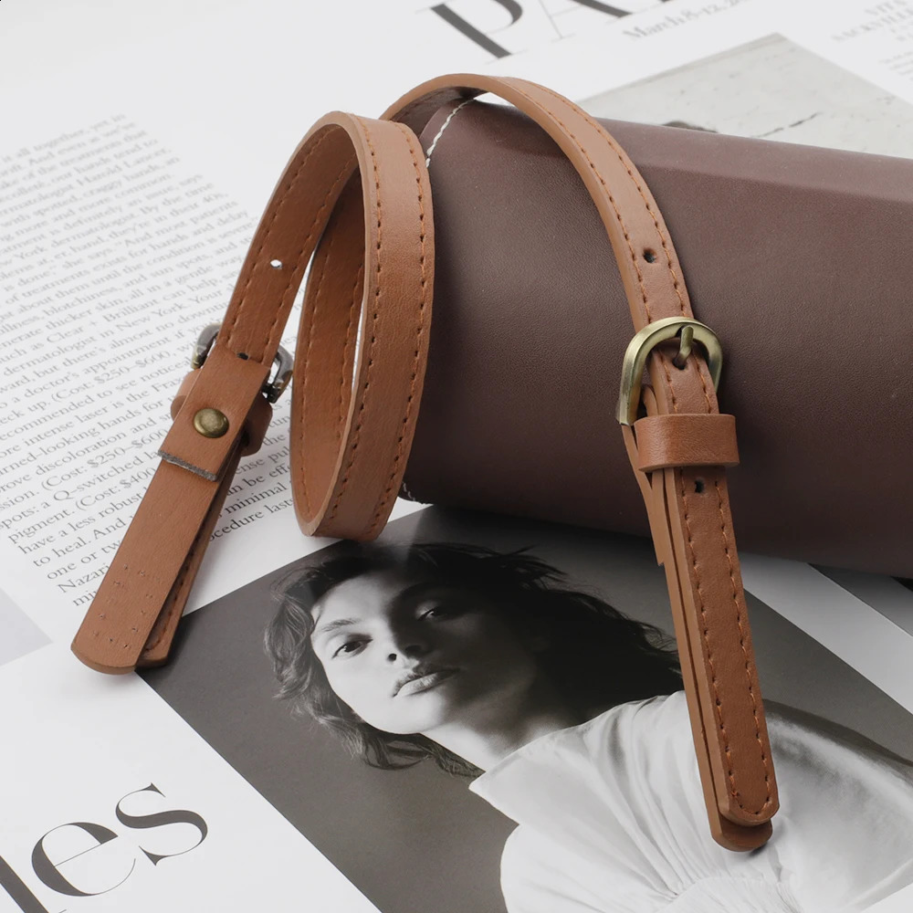 2Pcs 70cm Bag Belt Detachable PU Leather Handle Lady Shoulder Bag DIY Replacement Accessories Handbag Band Handle Strap Band 250530
