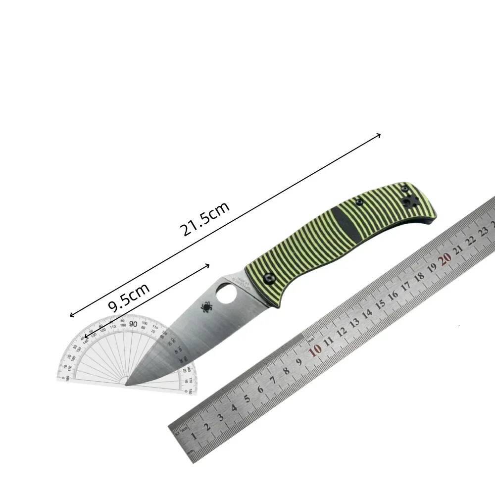 High Hardness SP C217 Kitchen Folding 8cr18mov Blade G10 Handle Stainless Steel Meat Cutter Sharp Fruit Paring Knife