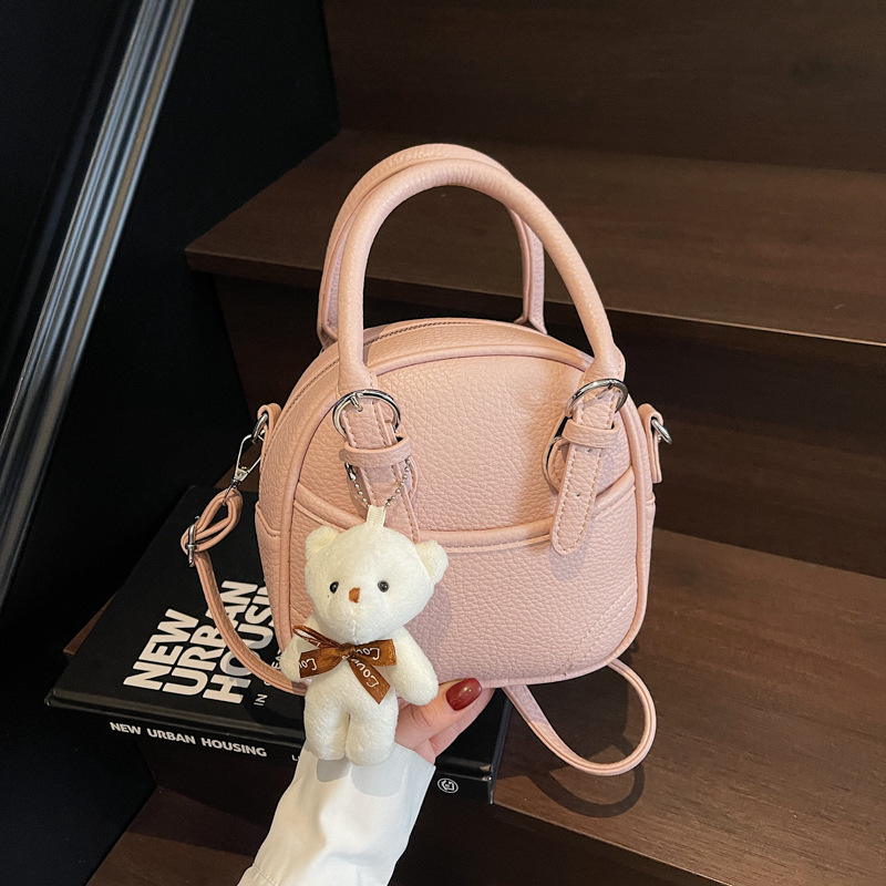 Multi functional casual and fashion fashionable women s handbag niche women s crossbody bag fashion bowling bag cross border designer women s shoulder