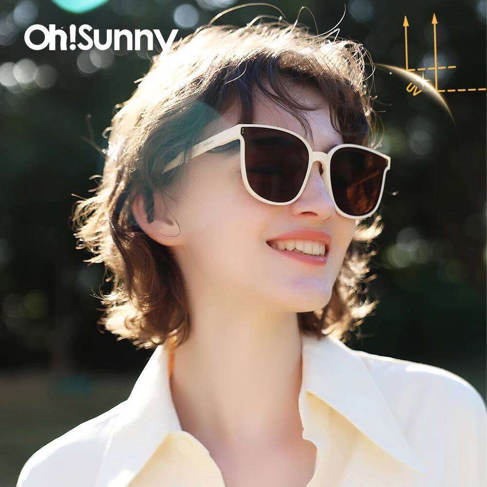 OhSunny Classics Folding Sunglasses 2024 New Fashion TR-90 Large Frame UV400 Beach Eyewear Sun Glasses for Women Men Outdoor designer bag