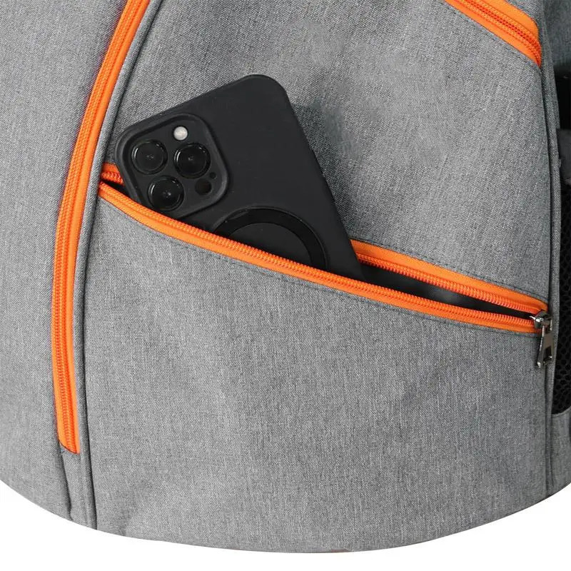 Hole Ball Racket Bag Single Shoulder Racket Sling Bag Ergonomic Sports Racket Bag for Tennis Rackets Badminton Rackets 250530