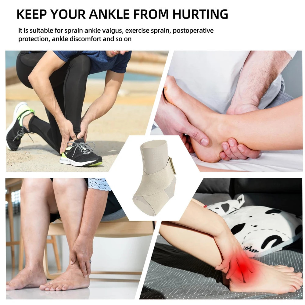 1PCS Ankle BraceAdjustable Breathable Compression Support for Men WomenSprained AnklesAnkle Wrap Stabilizing Ligaments 250530
