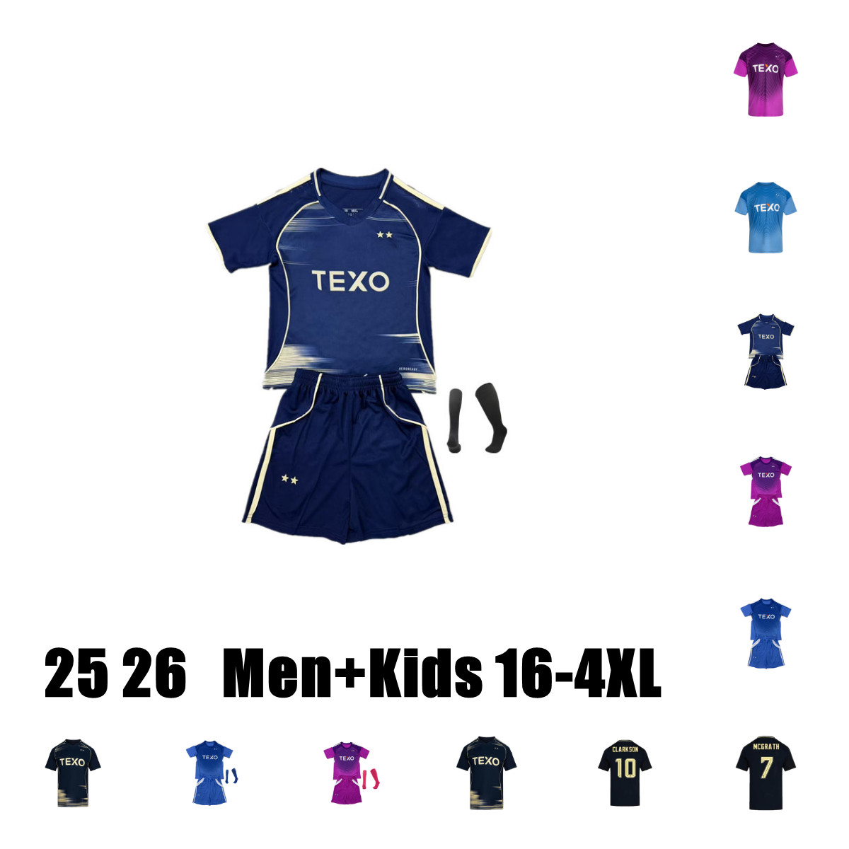 AbeRDeeN Fc 2025 2026 HELTNE CLARKSON Soccer Jerseys 25 26 DEVLIN NILSEN JENSEN maillots de foot McGRATH POLVARA MORRIS Mitov Nisbet Gueye men kids Football Shirt 4XL