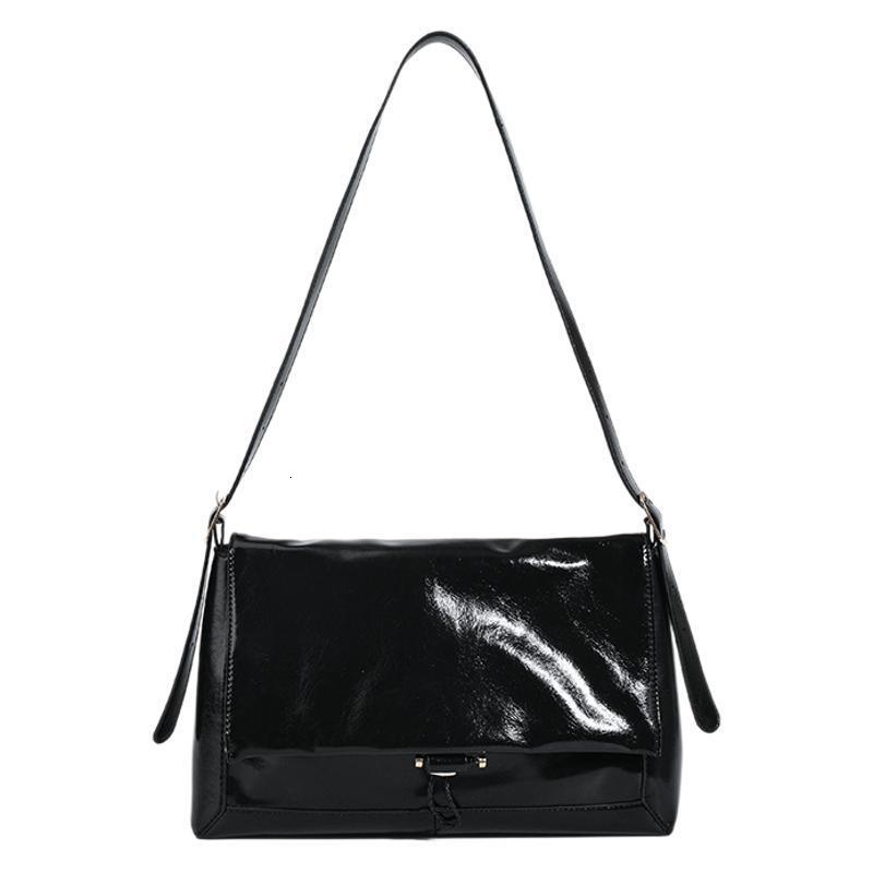 designer Korean Style Bag 2025 New High-End Soft Leather Texture Underarm Commuter Bag Large Capacity Shoulder Messenger Bag