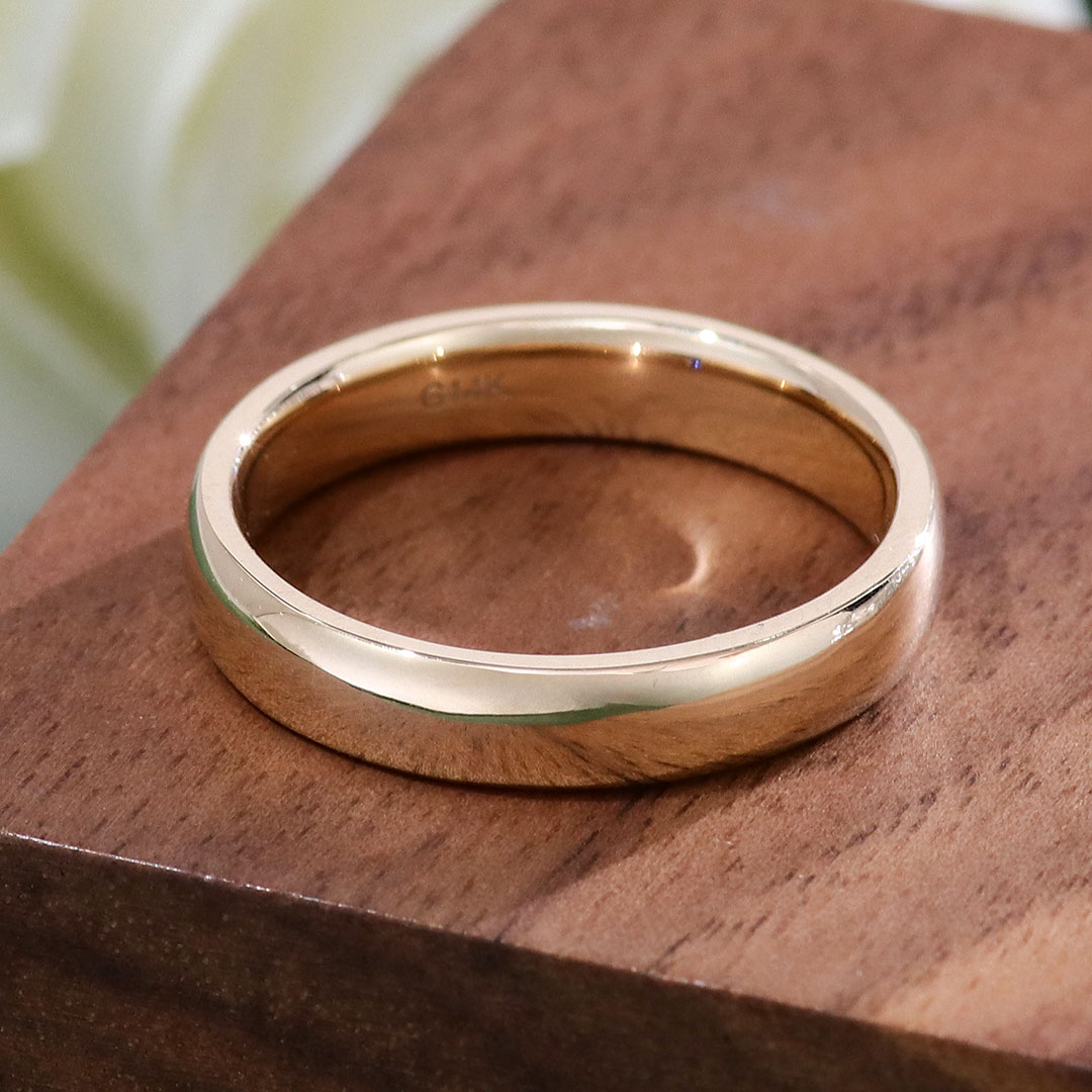 Provence Jewelry Custom Wholesales Price Simple Jewelry Men Rings Engagement Ring 18K 14K Yellow Gold Wedding Men Rings