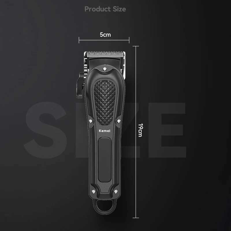 Kemei rechargeable hair clipper cordless beard hair trimmer for men powerful electric hair cutter machine adjustable haircut S2562