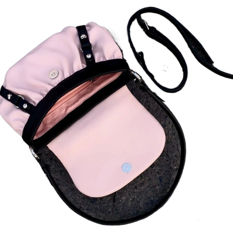 designer This Year's Trendy Pink Bow Bag for Women 2025 Spring Summer New Sweet Pleated Cloud Bag Handbag Shoulder Bag