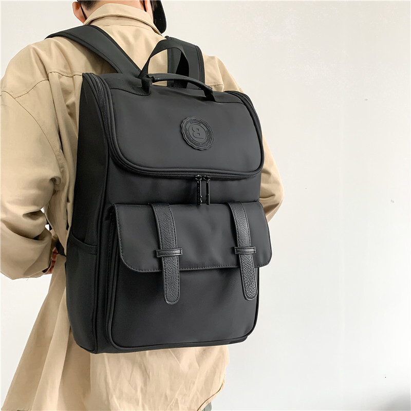 Free Shipping, Trendy Brand Backpacks Men's Fashionable Student Schoolbags Women's College Student Casual Large-capacity Travel Backpacks Ou
