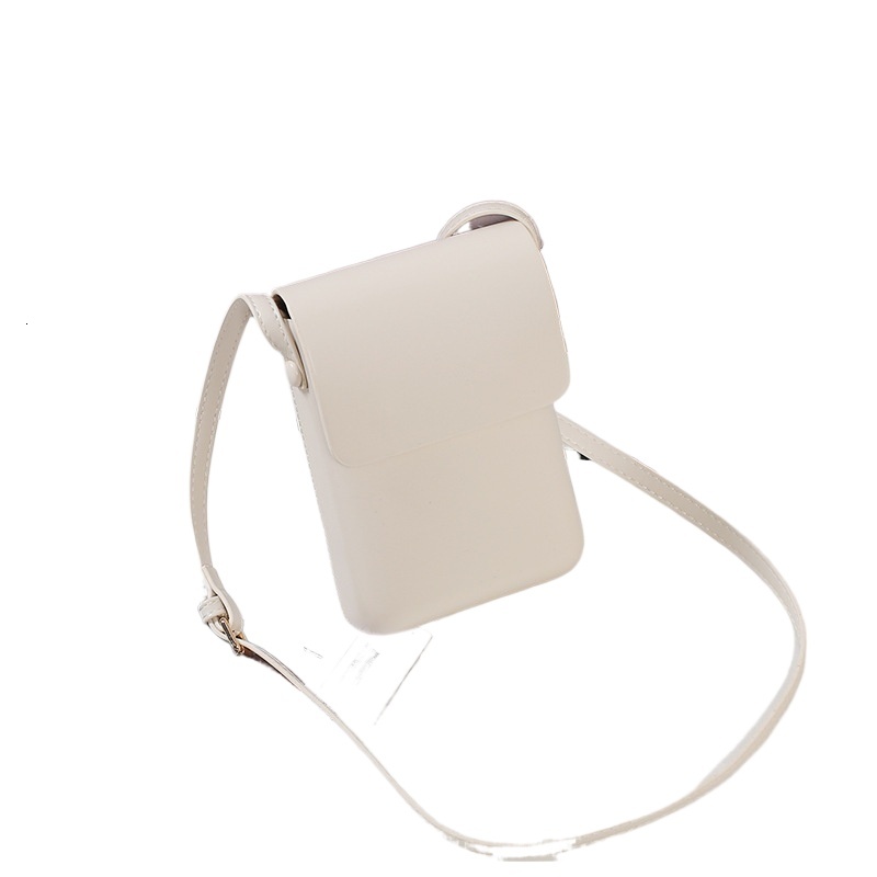 designer 2025 Women Korean Style Ins Candy Color Convenient Fashion Vertical Crossbody Phone Bag Solid Color Simple New Shell Bag