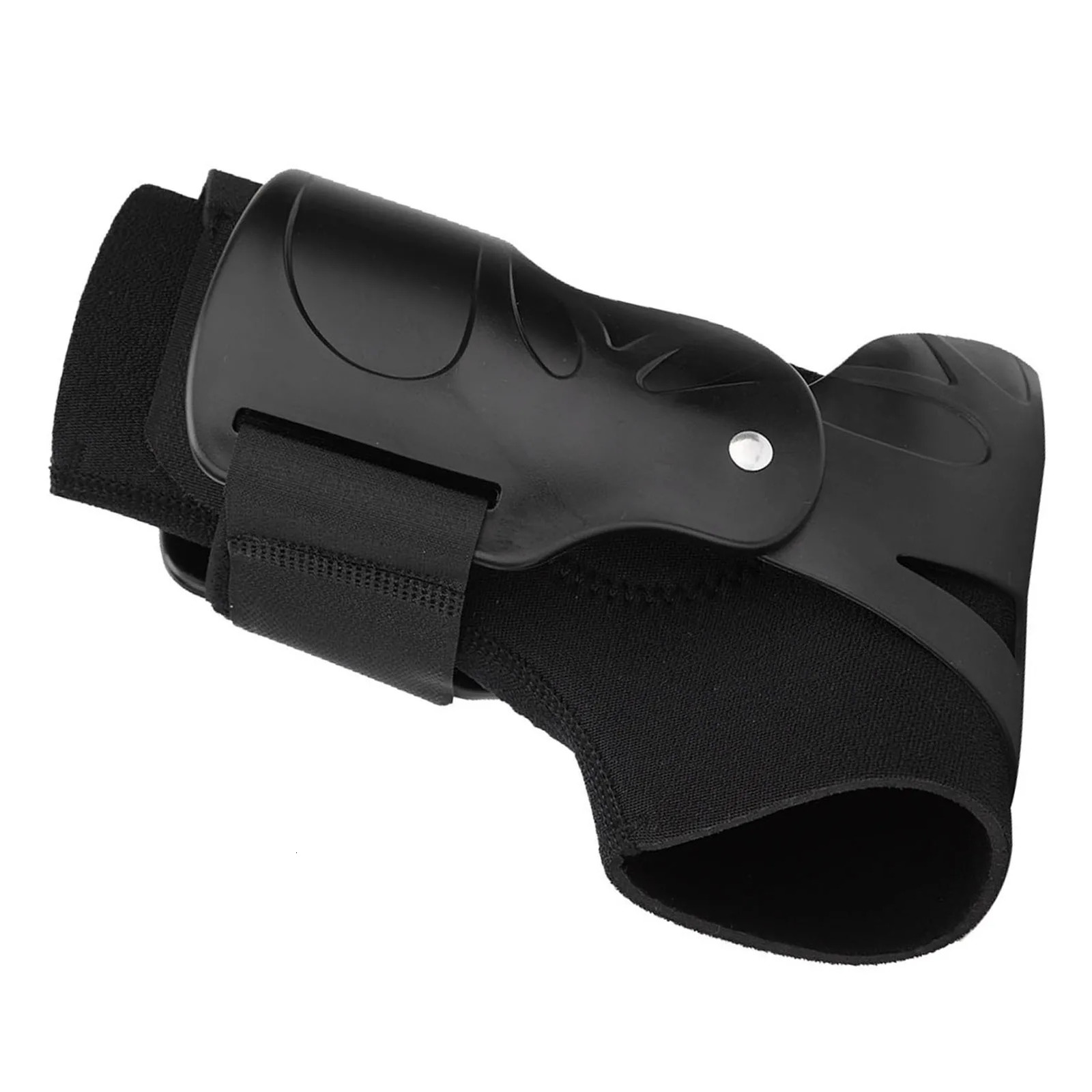 Ankle Support Brace Compression Breathable Foot Elastic Guard Strap Black PPNylon 250530