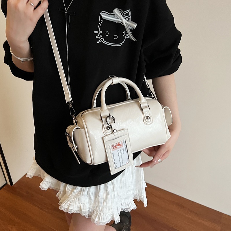 designer Niche Bowling Ball Women's Bag 2025 New High-end Sweet Cool Handbag Ins Korean Style Trendy Shoulder Crossbody Bag