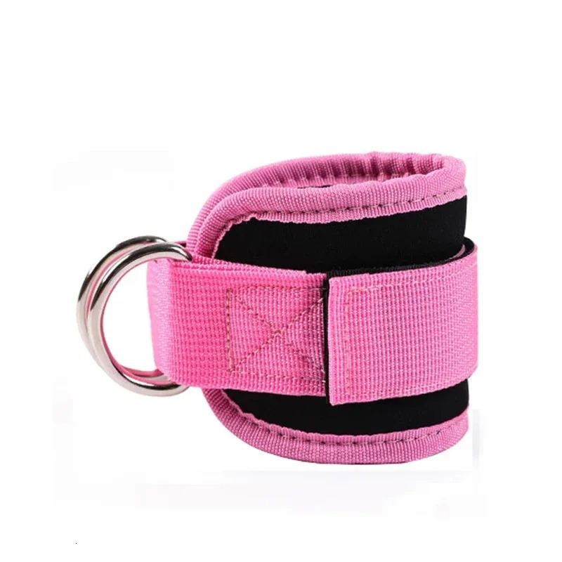 124Pcs Cable Ankle Straps Double DRing Adjustable Cuffs Gym Workouts Glutes Legs Strength Training Brace Support Sport 250530