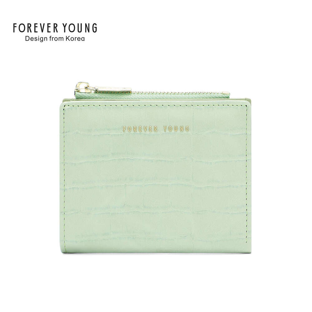 foreveryoung Women's Short Coin Purse Card Holder Simple High-end Ultra-thin 80% off Wallet
