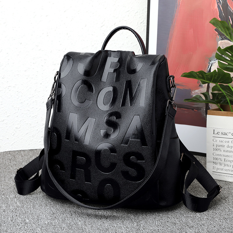 High Quality New Free Designer Bag 2024 New Letter Backpack Fashionable Soft Leather Large Capacity Crossbody Bag Fashionable Women's Casual Comm