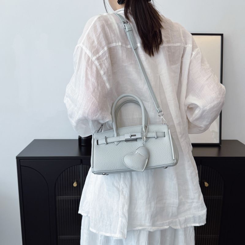 Womens Trendy Mini Crossbody Bag: Fashionable Small Shoulder Purse With Charms