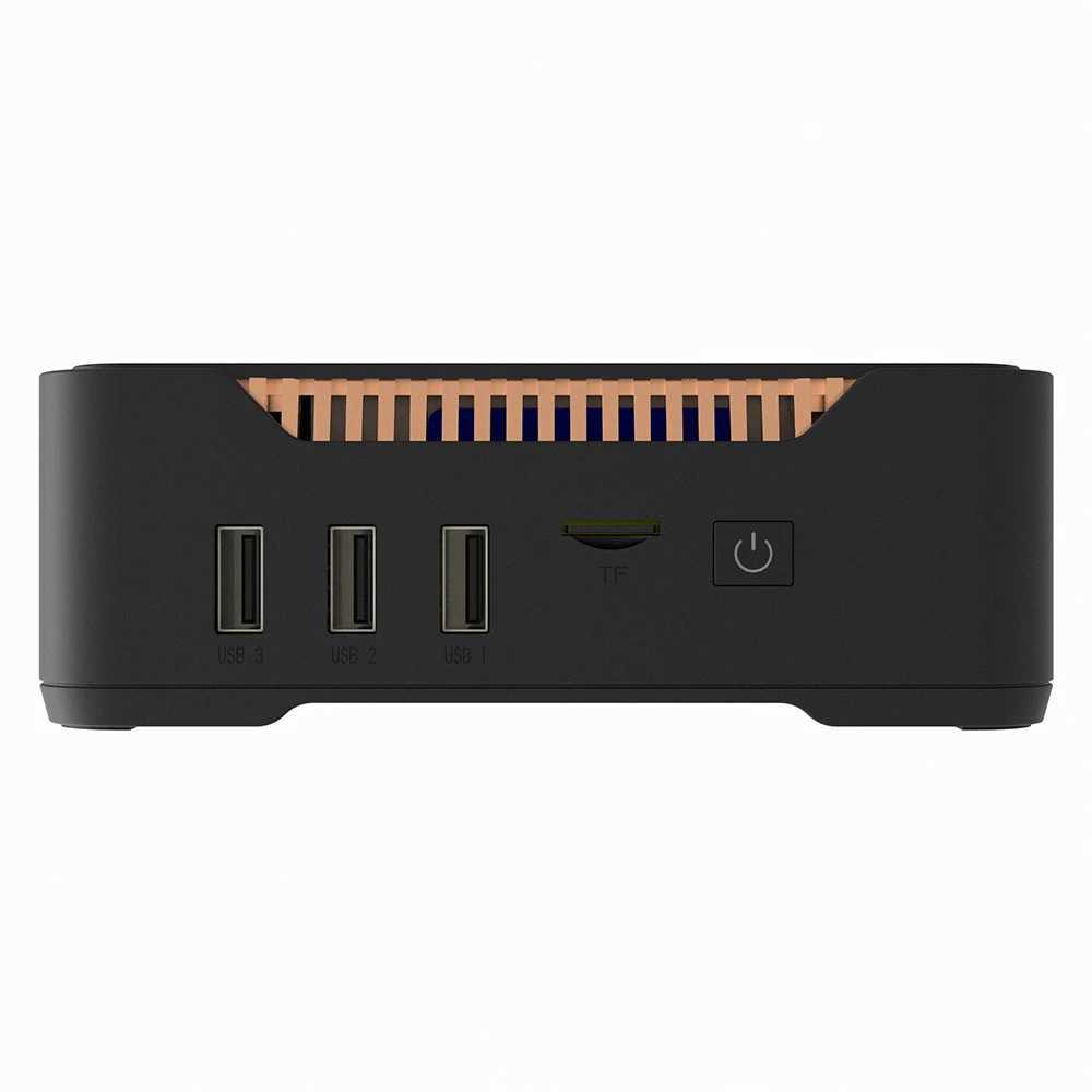 Quad-Core Windows 11 Mini PC CPU Intel Celeron J4125 LPDDR 12GB 128GB SSD Internet Computer Desktop X250602