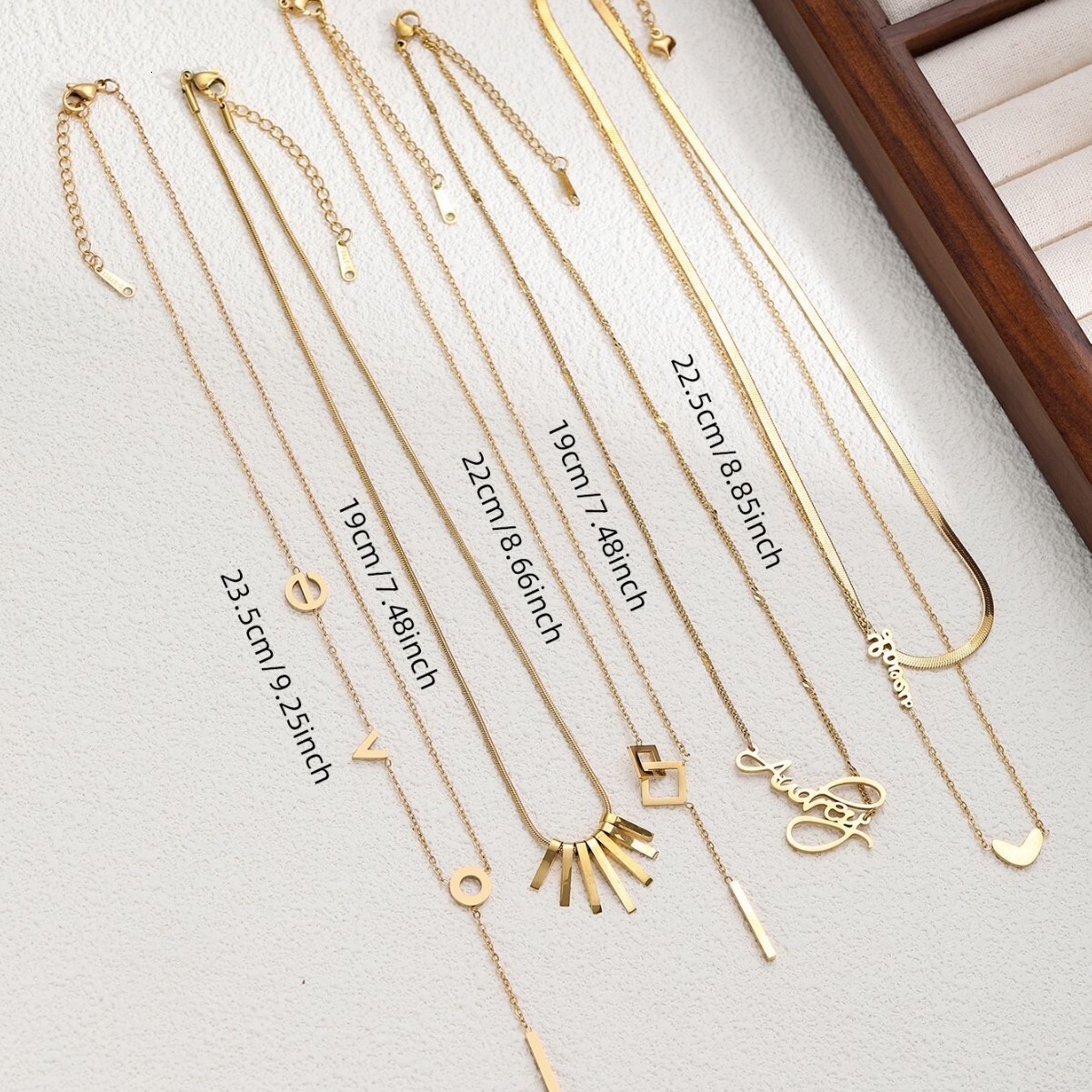 Fashion Trendy Titanium Steel Necklace for Women Korean Style Jewelry Accessories