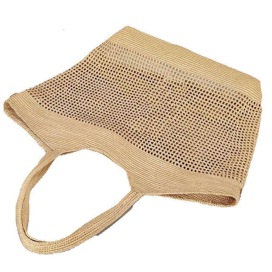Straw Beach Tote Raffia Handwoven Straw Summer Beach Travel Hollow Large Capacity Tote Bag For Women Crossbody Bag