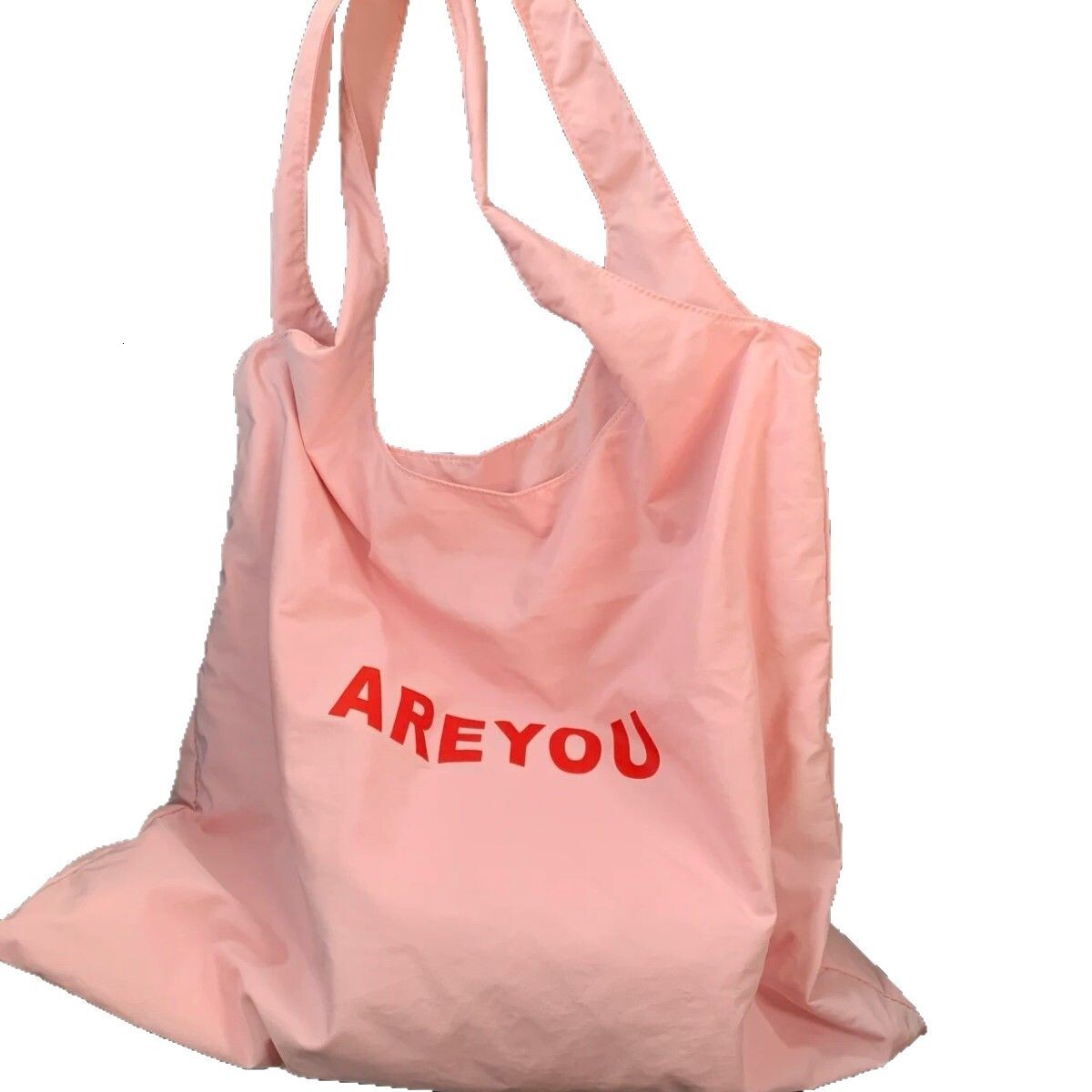 designer Summer Commuter Macaron Color Single Shoulder Bag for Women 2025 New Thin Lightweight Tote Canvas Bag Shopping Bag