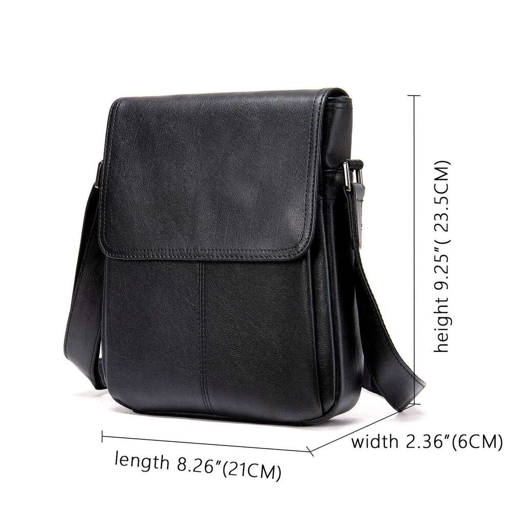 WESTAL Designer Satchel Men's Shoulder Bags Handbag Men Leather Man Messenger Bag