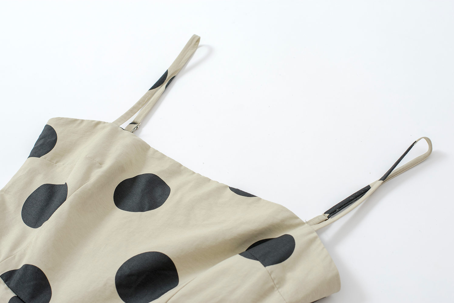 GC100 French retro long knee-length puffy dress