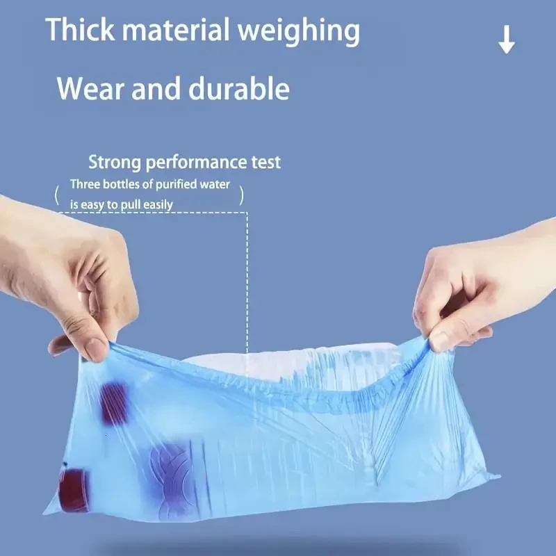 100PCS disposable waterproof shoe cover plastic nonslip foot indoor PE padded 250528