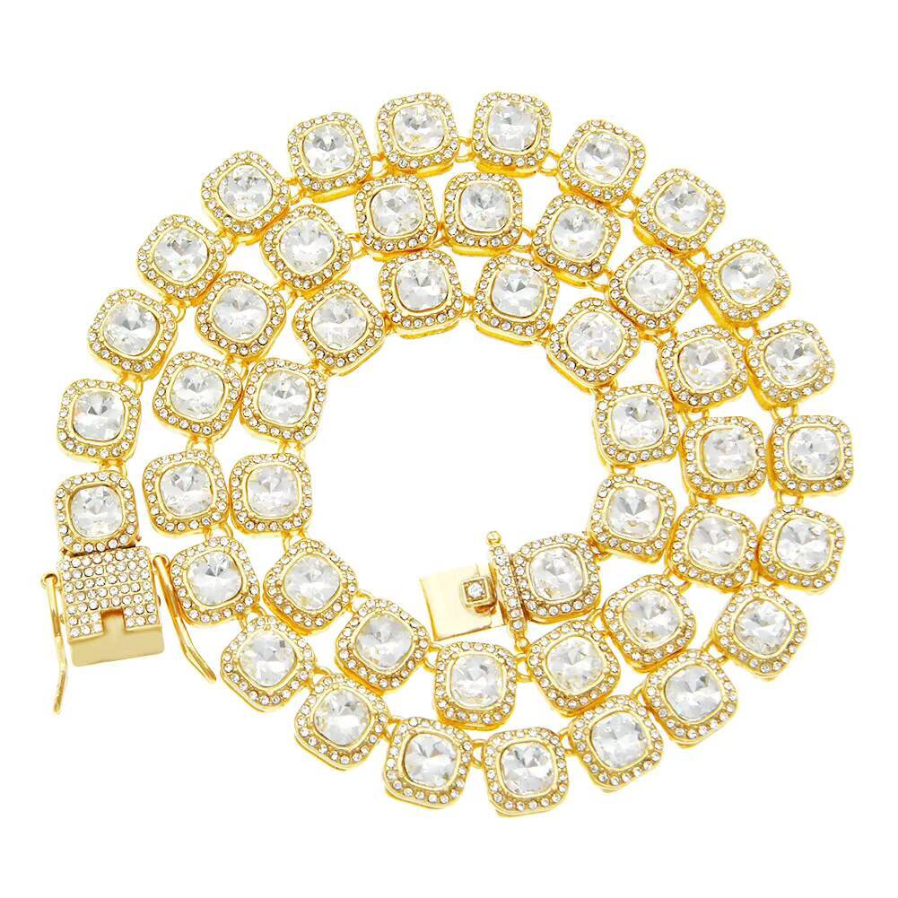 Miami Cuban Chain Jewelry Hip Hop Bracelet Pure Sier VVS Moissanite Tennis Cha