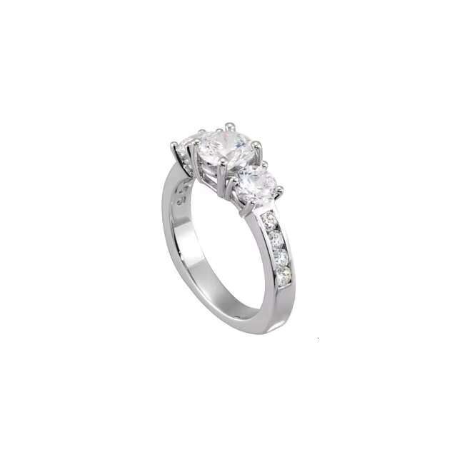 Premium Quality Moissanite Rings As Engagement Wedding Rings for Ladies in 925 Silver with Fine Quality As Best Romantic Rings