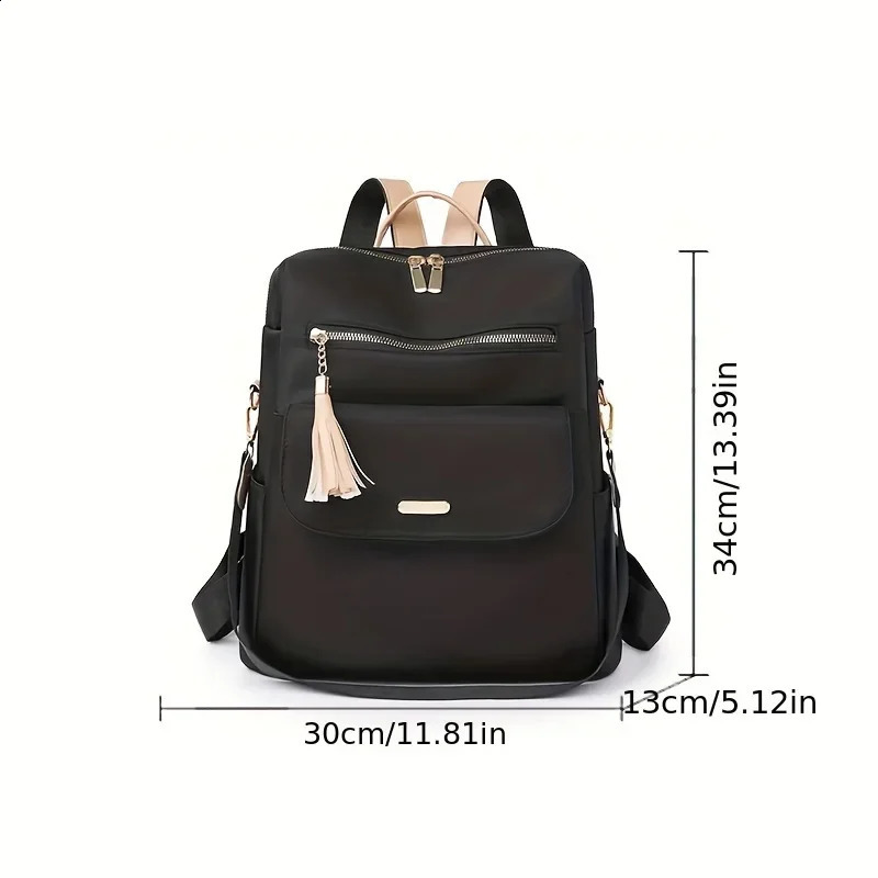 Fashion Womens Backpack Simple Convertible Travel Backpack Womens Casual Shoulder Bag 250526
